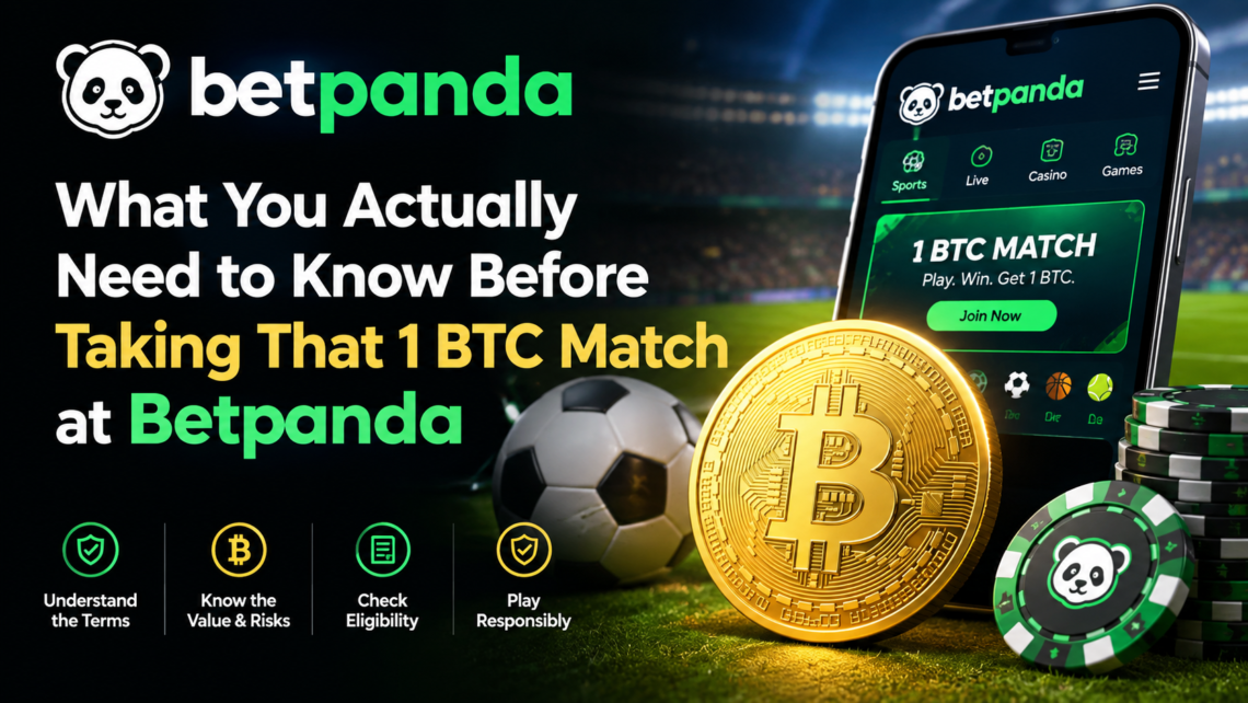 What You Actually Need to Know Before Taking That 1 BTC Match at Betpanda